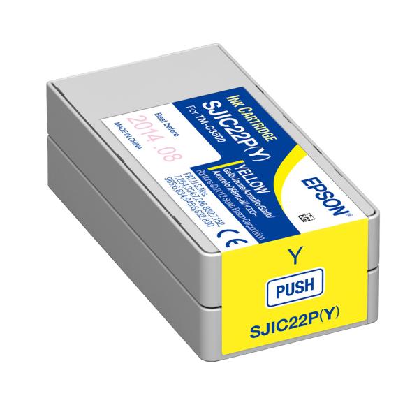 Set Tintenpatrone Epson C3500 gelb